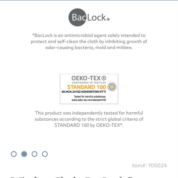 Brand New, Norwex Window Cloth, BacLock® - Amethyst with Graphite trim - Picture 2 of 4